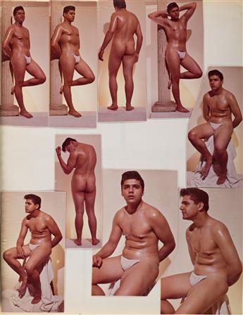 LON OF NY (ALONZO HANAGAN, active 1950s-1960s) A personal album of approximately 215 photographs of the same male model in various pose